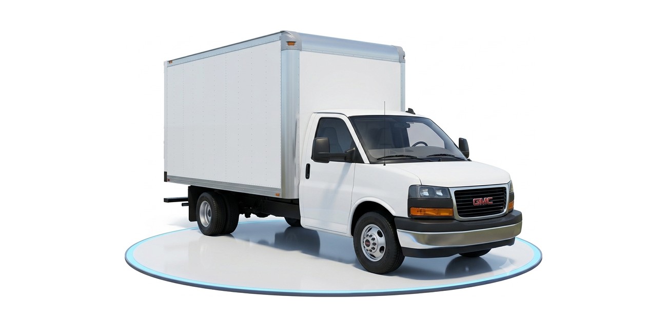 GMC cargo box truck